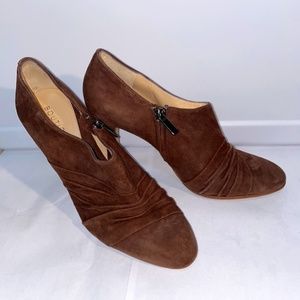 Suede Dress Heels Ankle Booties